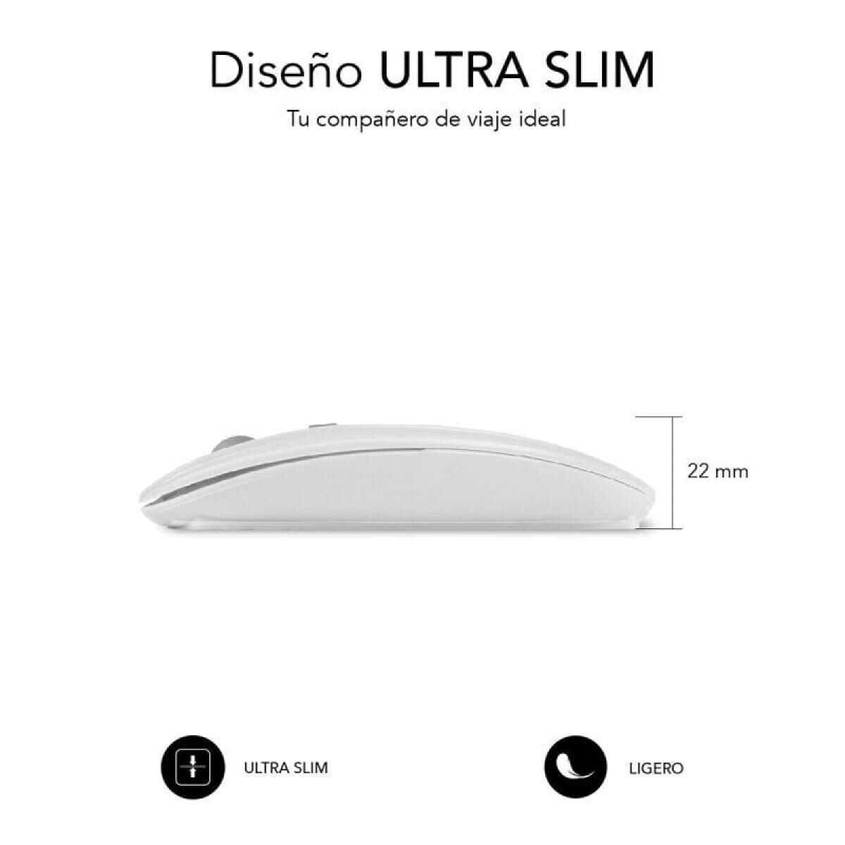 Mouse SUBMO-DFLAT21 White 1600 dpi
