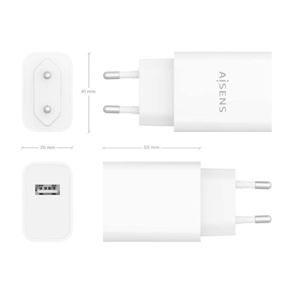 Сетевое зарядное устройство A110-0853 Белый Разноцветный 50 W