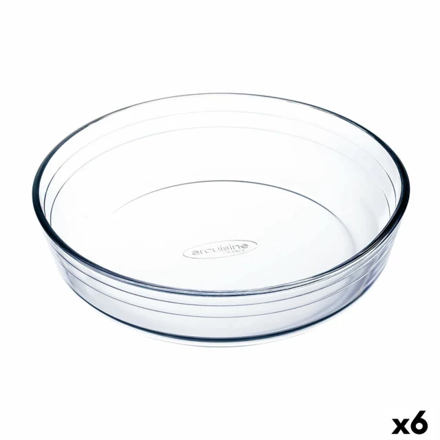 Форма для выпечки Ocuisine Vidrio Прозрачный Cтекло Круглый 23 x 23 x 6 cm 6 штук