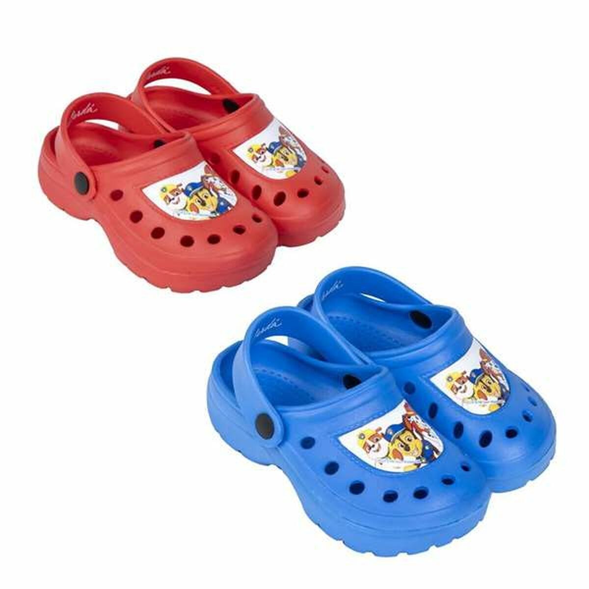 Деревянные башмаки Светло Синий