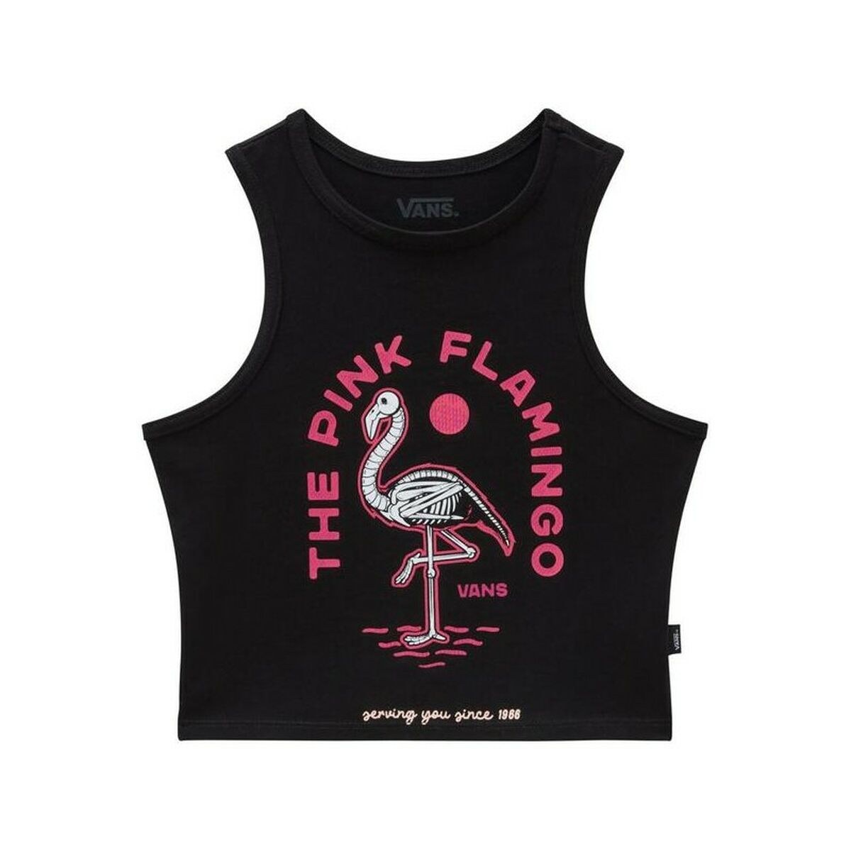 Tank Top Women FLAMINGHOST FITTED TANK VN000GH8BLK1 Black
