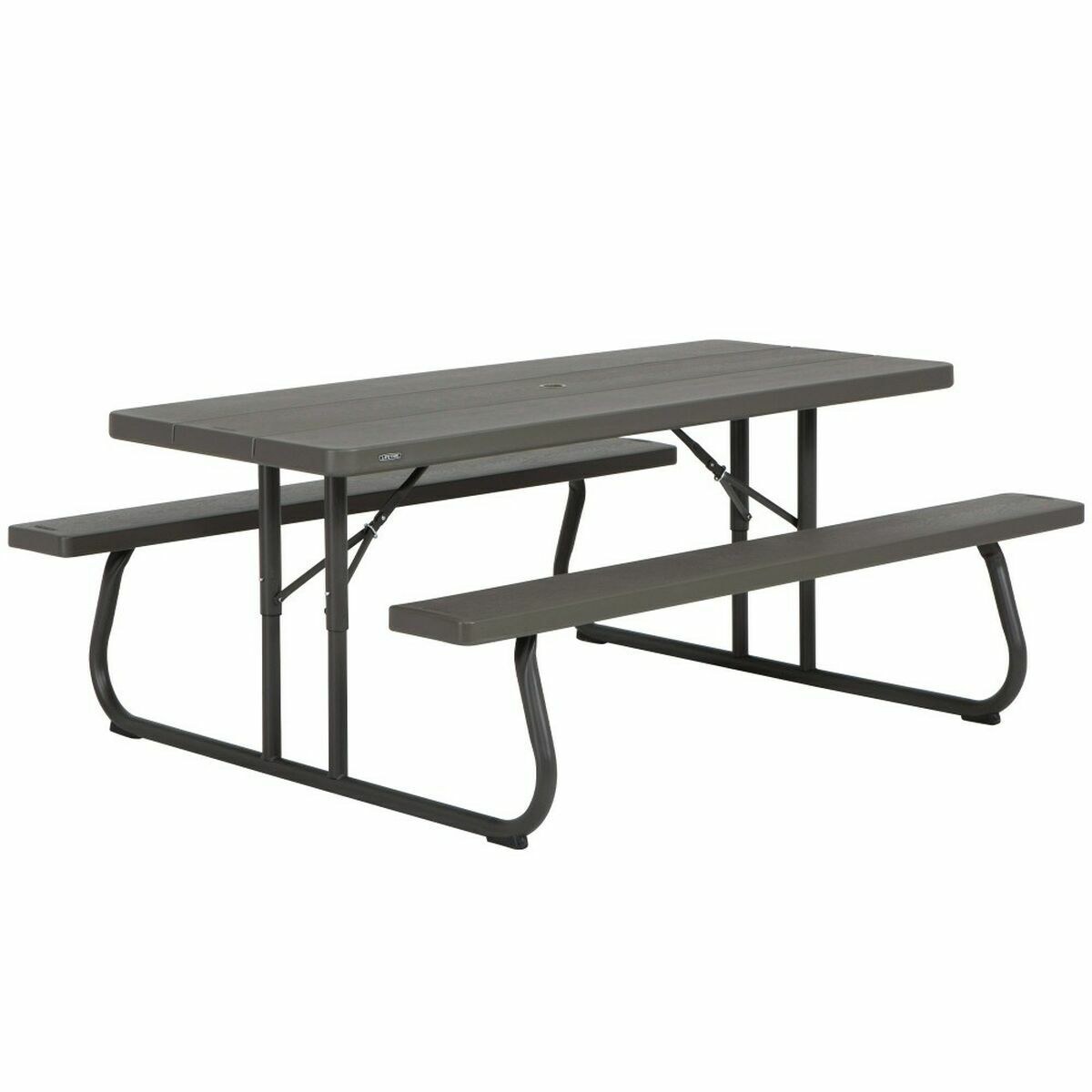 Стол для пикника Деревянный Коричневый Складной Сталь Пластик 183 x 145 x 74 cm