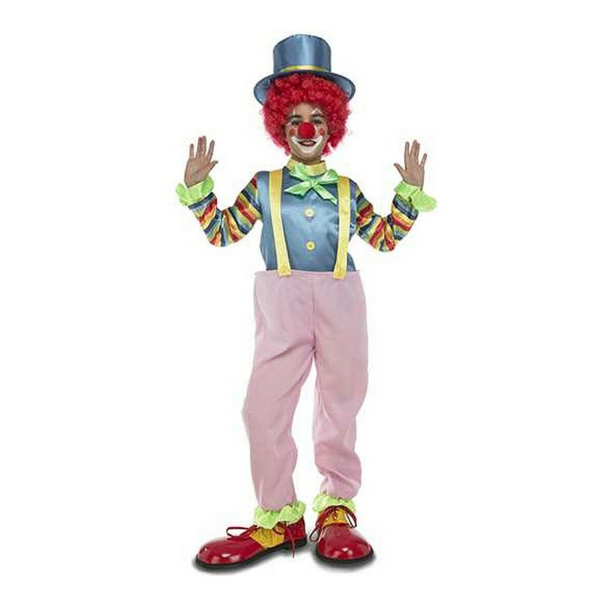 Costume for Children Male Clown Braces