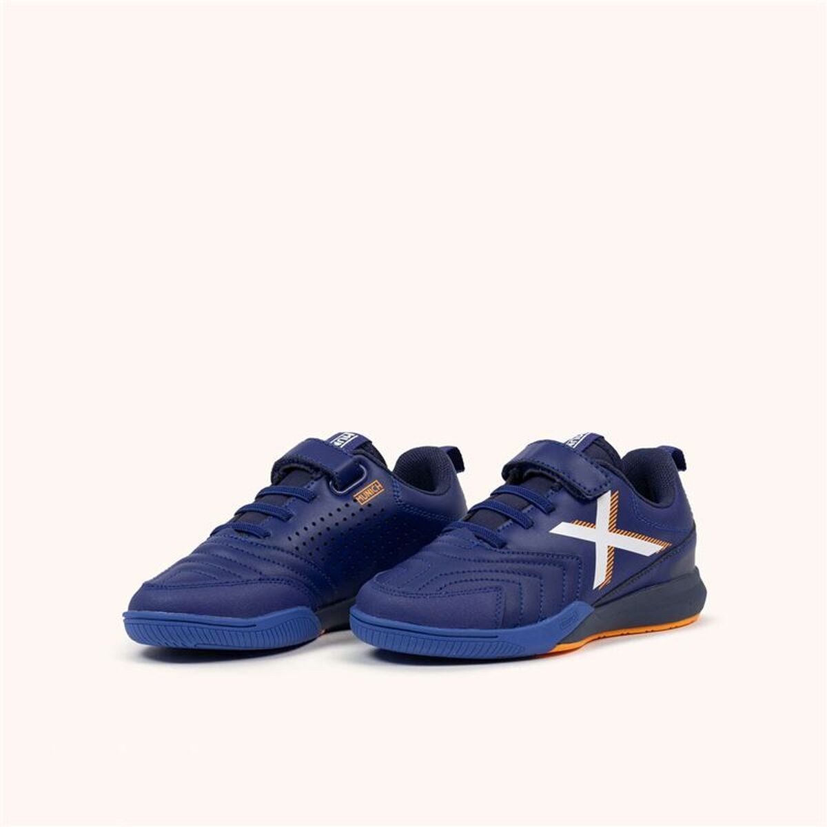 Детские кроссовки для футзала Rondito Kid Elastic Laces Синий