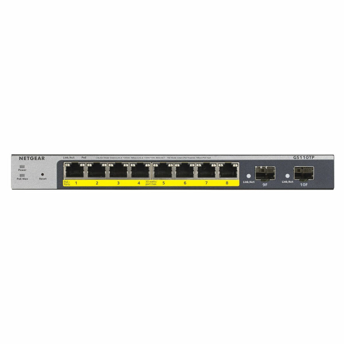 Переключатель GS110TP-300EUS Чёрный