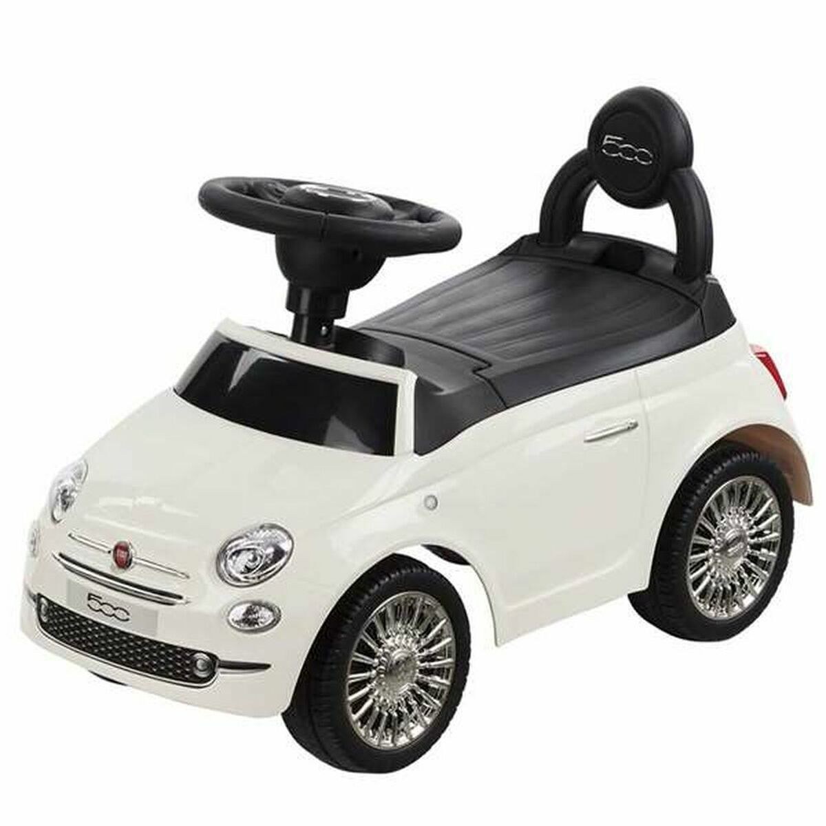 Машинка-каталка RIDE ON CAR FIAT 500 WHITE Белый