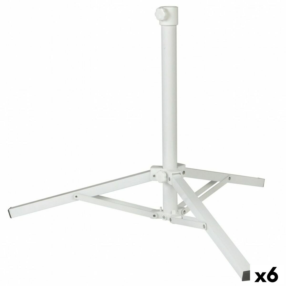 Base for beach umbrella White Metal 61 x 49,5 x 61 cm (6 Units)