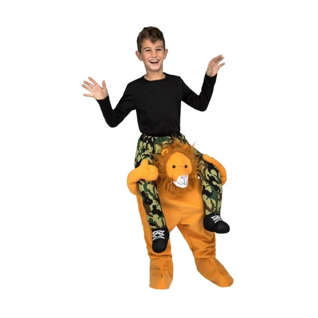 Costume for Children Lion One size Brown