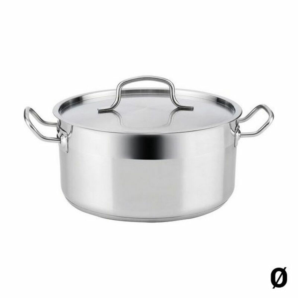 Casserole with lid Azzero Stainless steel