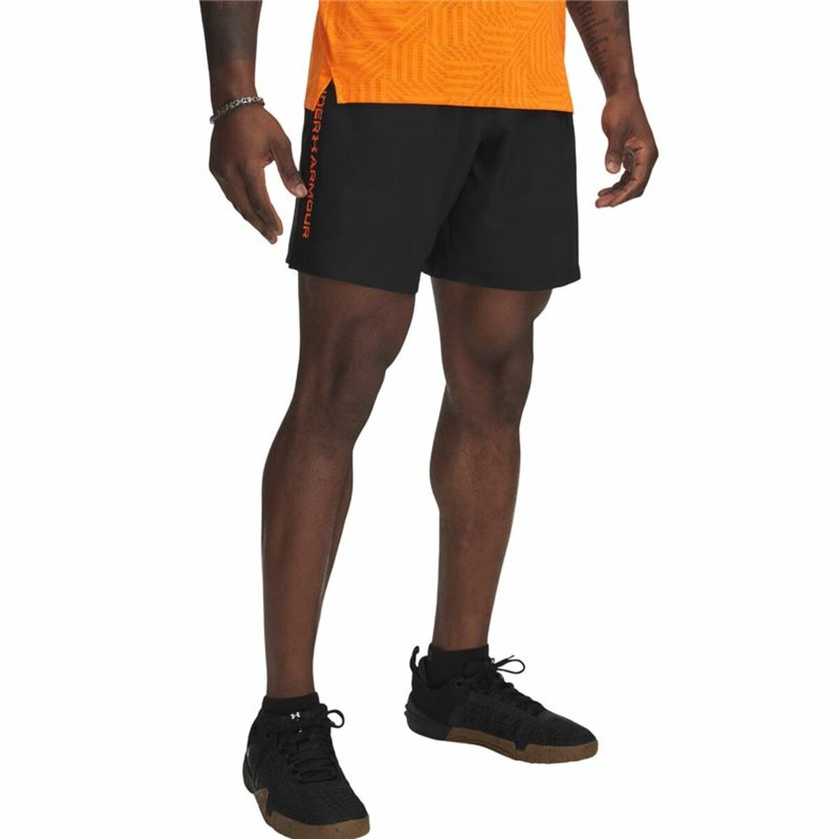 Men's Sports Shorts Tech Black Fitness