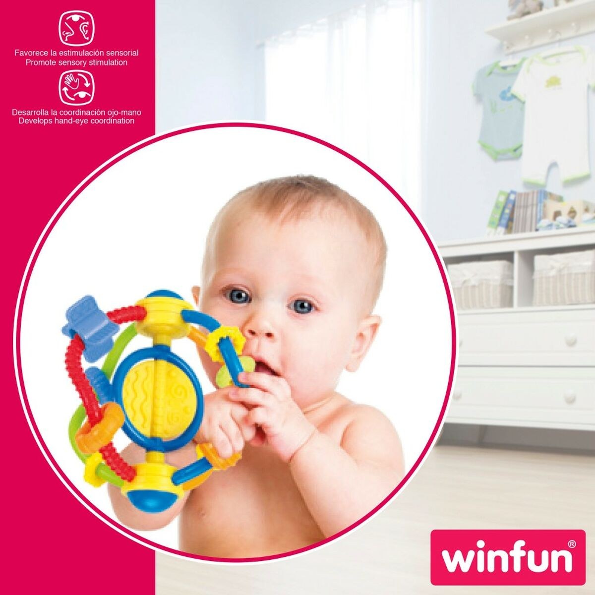 Rattle Plastic 12 x 13,5 x 12 cm (12 Units)