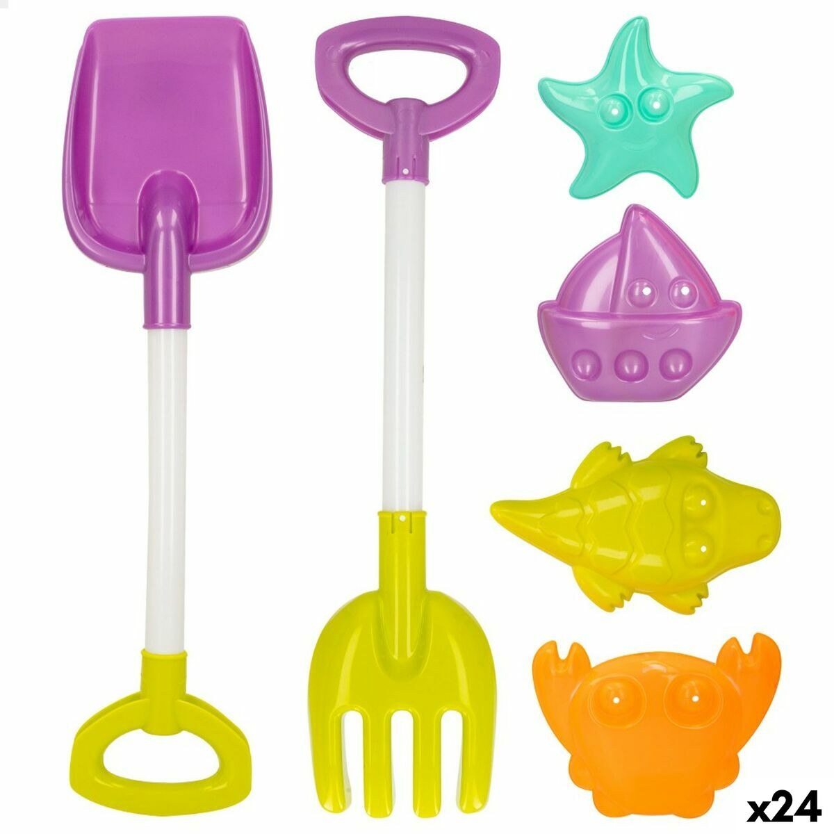 Beach toys set 39 cm (24 Units)