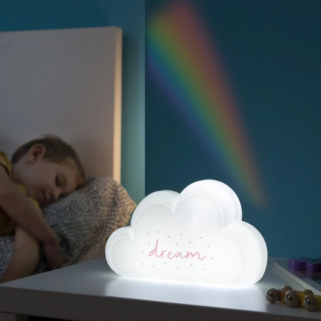 Lamp with Rainbow Projector and Stickers Claibow