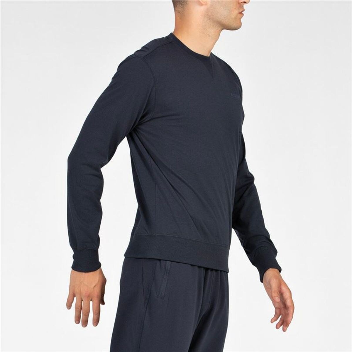Men’s Sweatshirt without Hood Fomal Dark blue Navy Blue