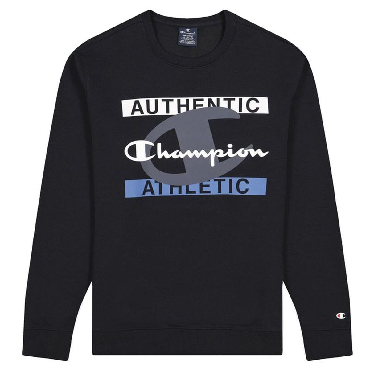 Толстовка без капюшона мужская Authentic Athletic M Чёрный