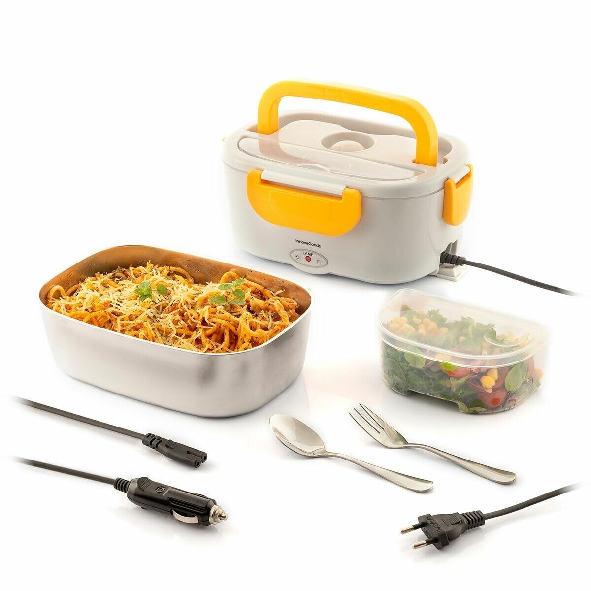 Lunchbox for offices and cars Grey Plastic 1,5 L (Refurbished B)