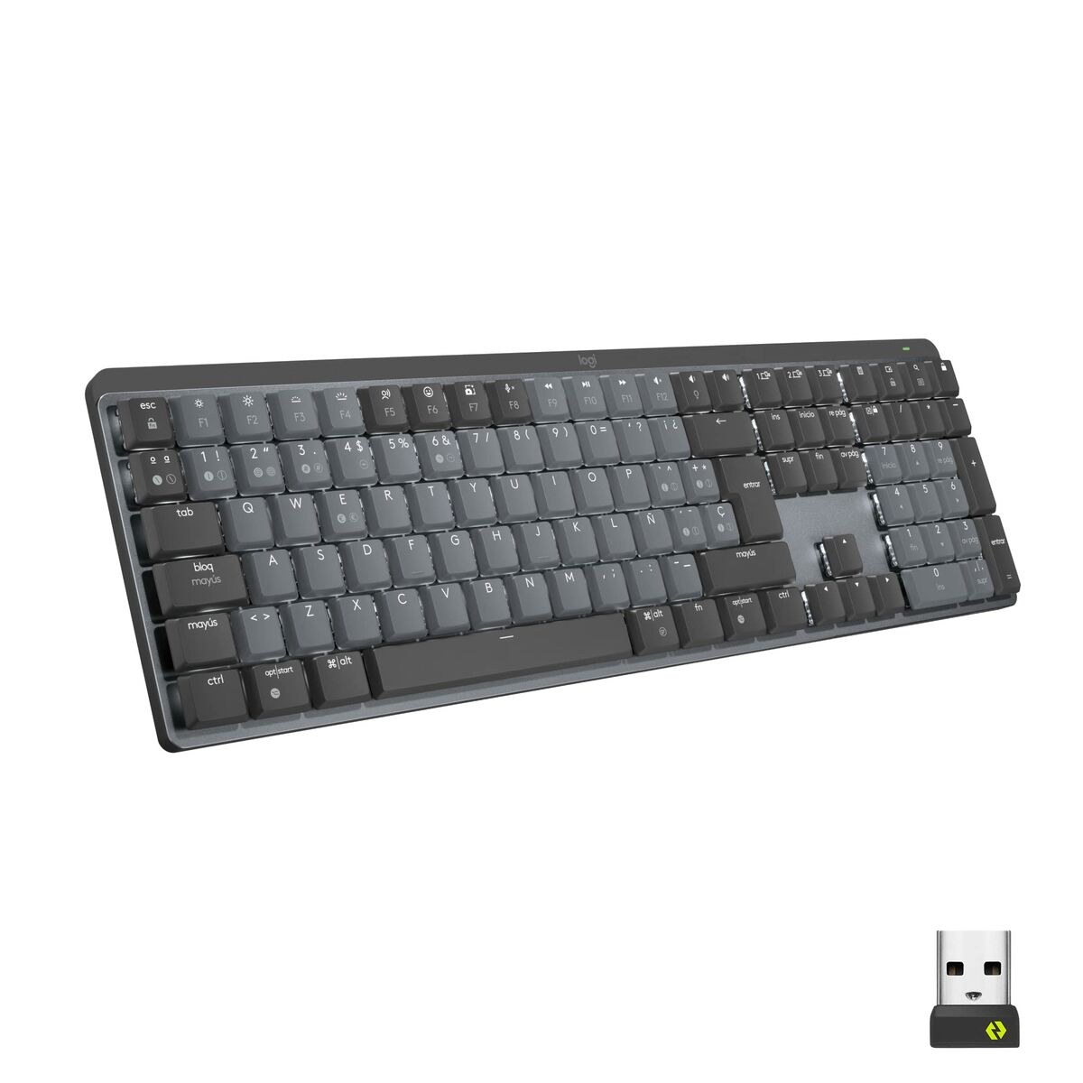 Wireless Keyboard 920-010757 Black English EEUU Grey QWERTY