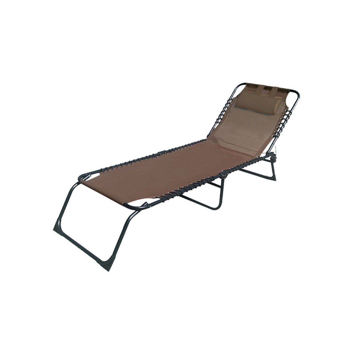 Sun-lounger Brown 190 x 27 x 58 cm