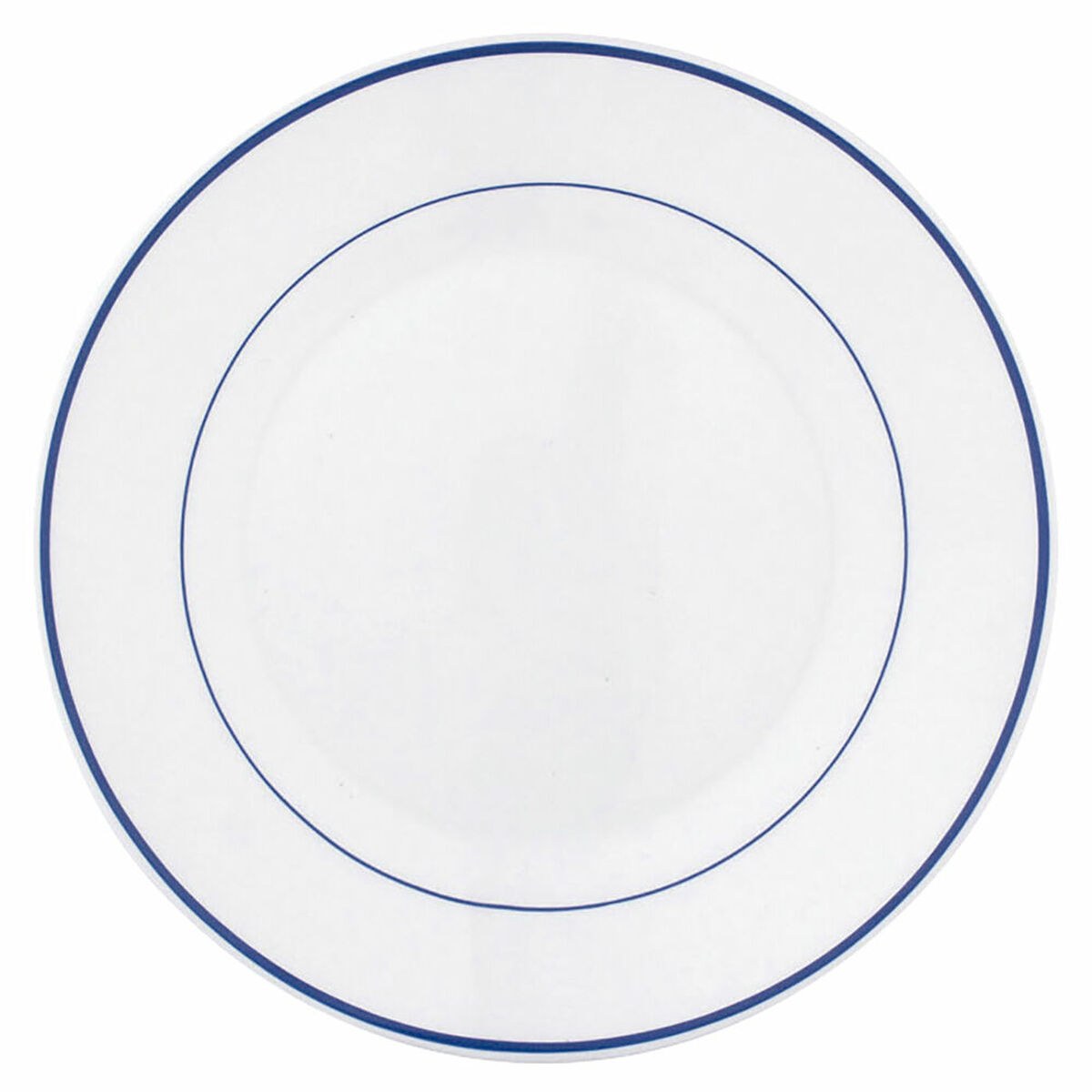 Plate set Restaurant Bicoloured Glass (Ø 23 cm) (6 uds)