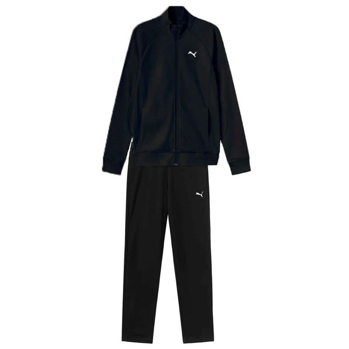 Women's Tracksuit Straight Leg Sweat S Black