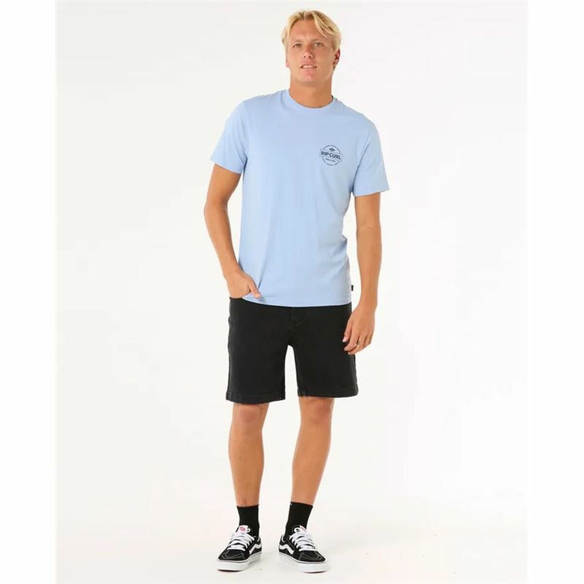 Men’s Short Sleeve T-Shirt Staple Tee Blue