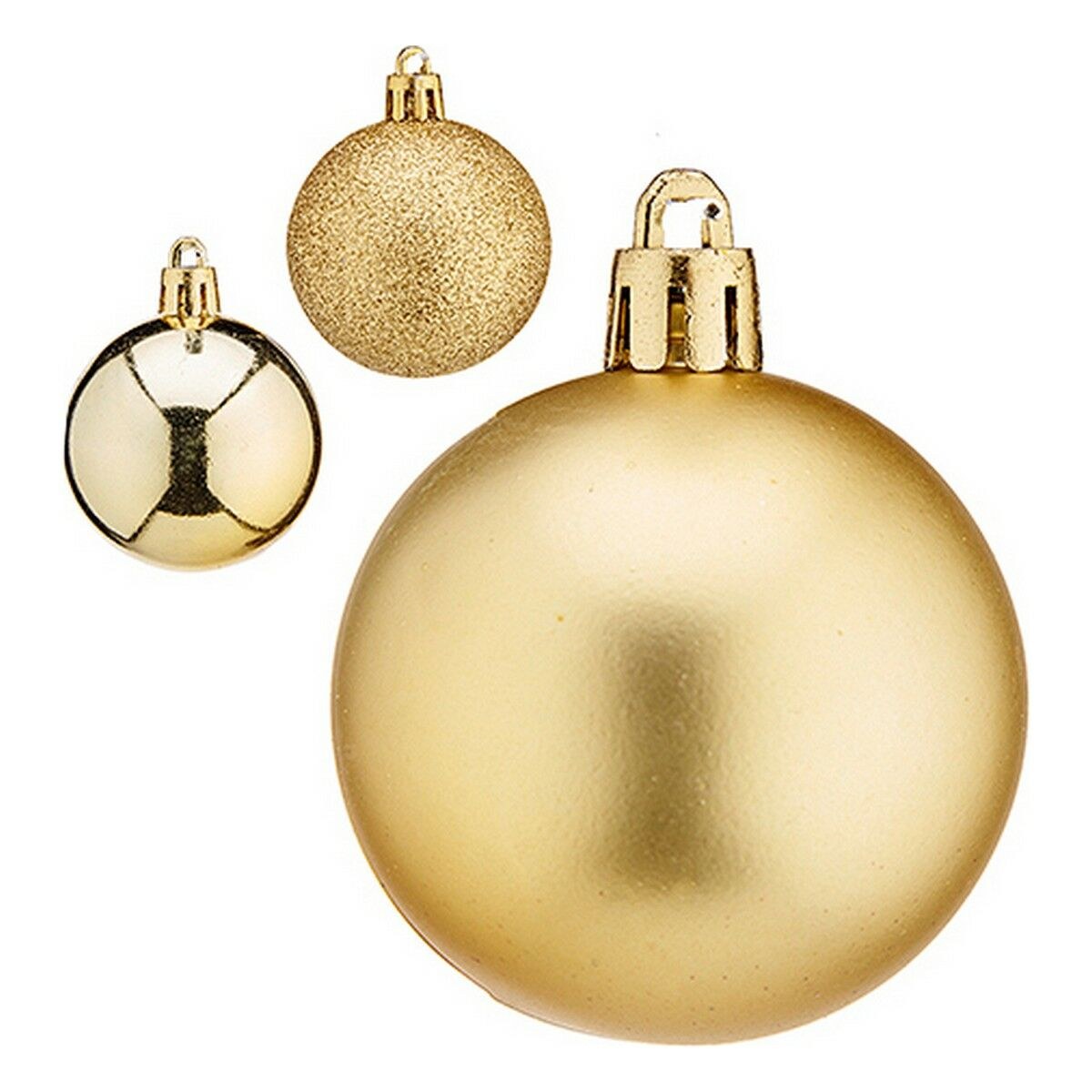 Christmas Bauble K1912484 Golden Plastic Ø 5 cm