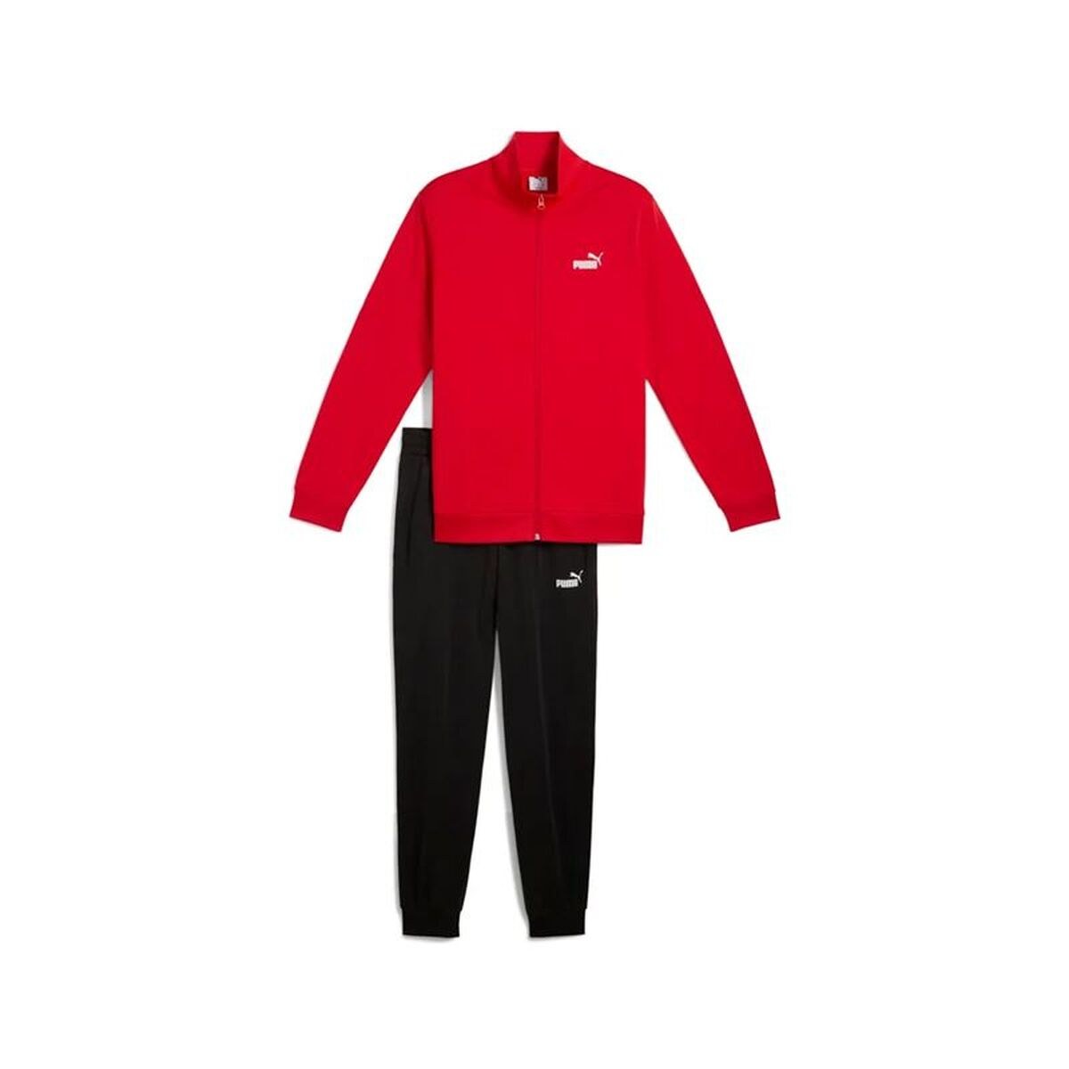 Tracksuit for Adults Essentials Poly Suit Cl Red Men