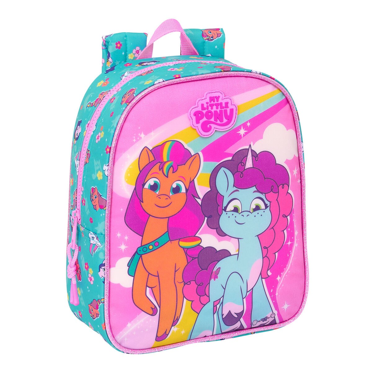 Школьный рюкзак Magic Розовый бирюзовый 22 x 27 x 10 cm