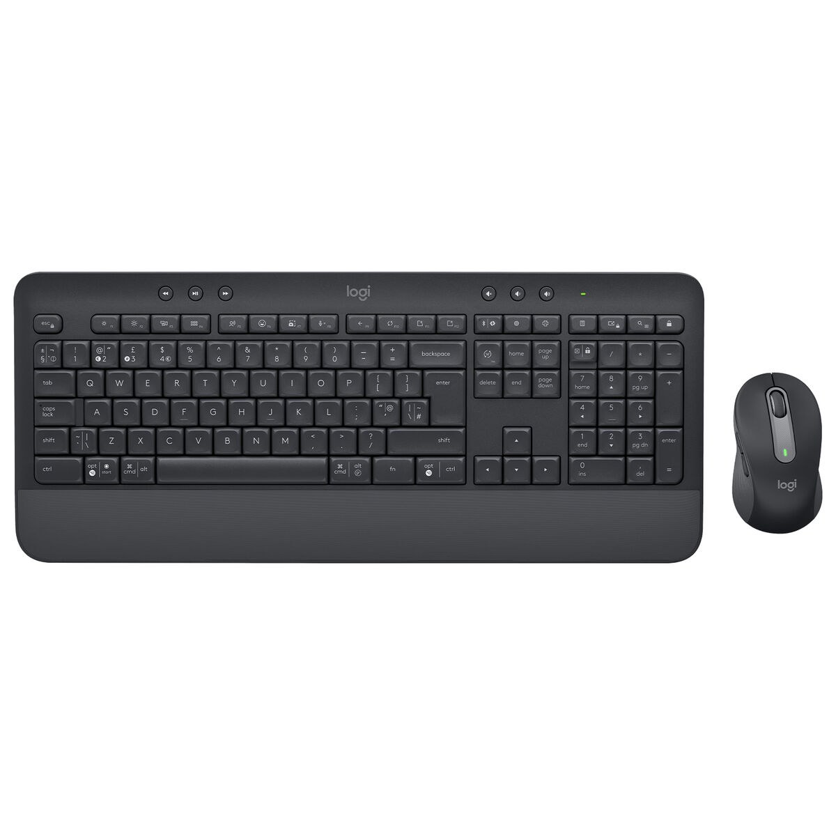 Keyboard and Wireless Mouse MK650 Graphite English QWERTY