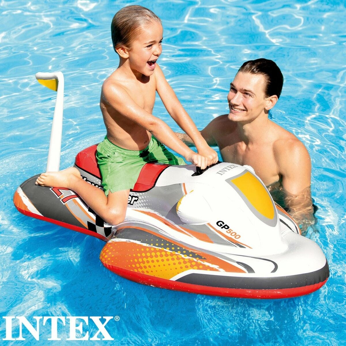 Надувная фигура для бассейна Wave RIder Мотоцикл 117 x 58 x 77 cm (6 штук)