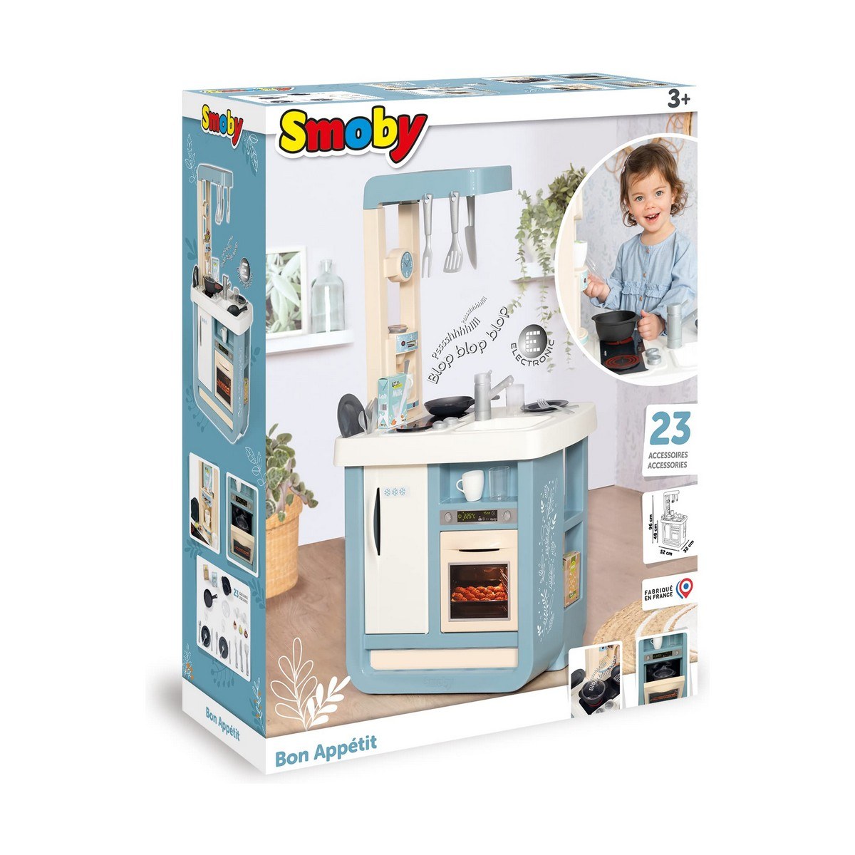 Игрушечная кухня Bon Appetit 52 x 32,5 x 95,7 cm Бежевый Синий