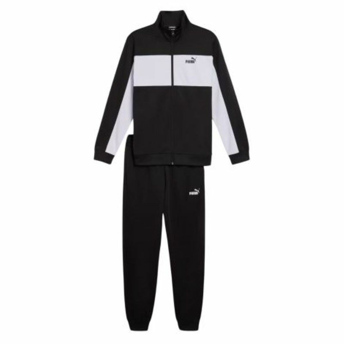 Tracksuit for Adults POLY COLORBLOCK SUIT 687304 01 Black Men