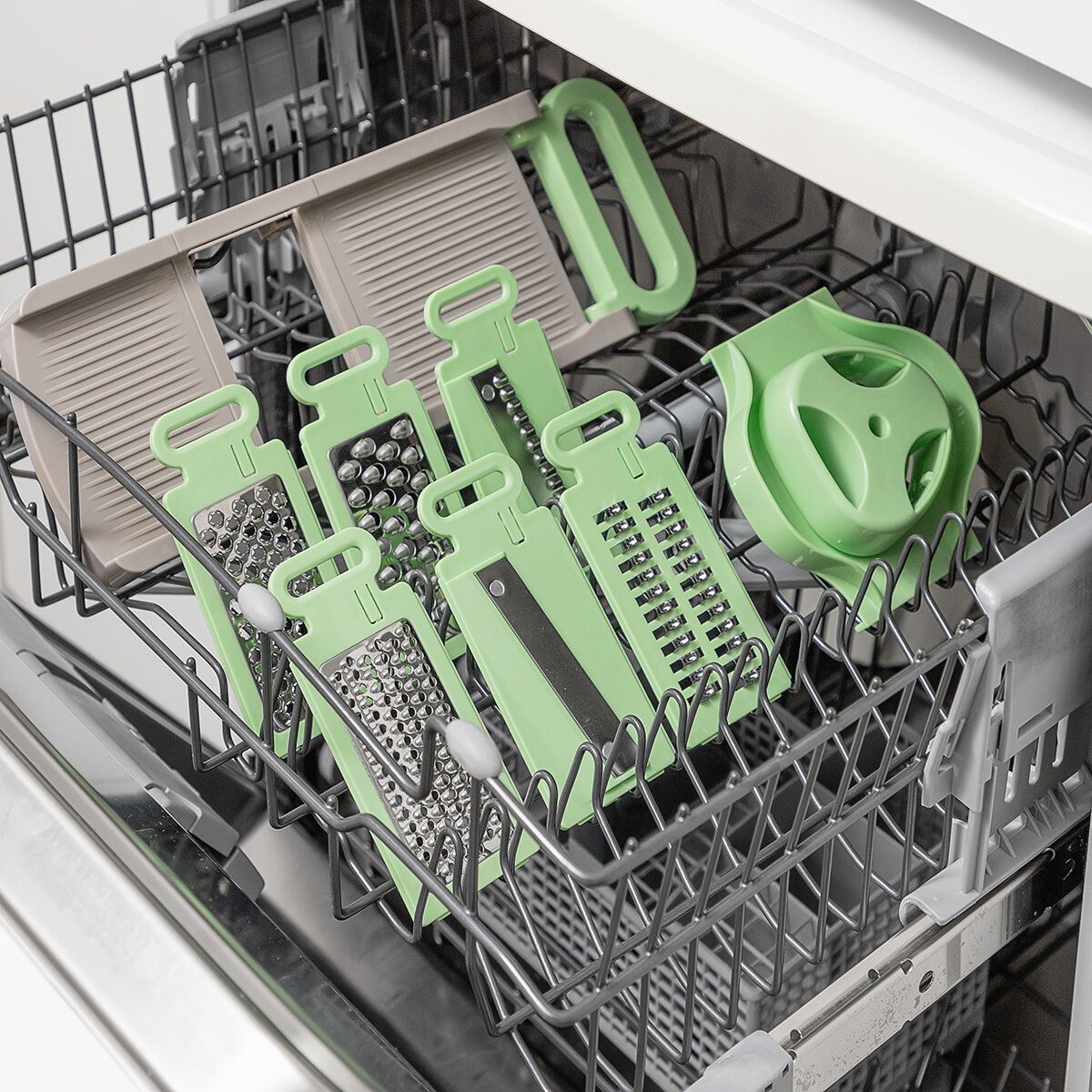 Pack Spiral Slicer and 6-in-1 Folding Mandolin Grater