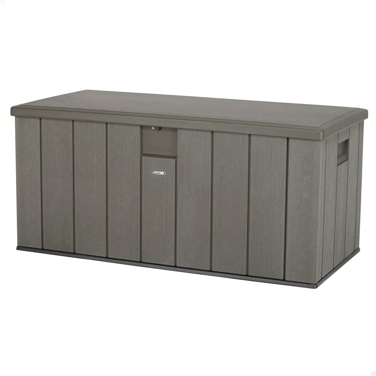 Уличный сундук Коричневый 570 L 150 x 69 x 72 cm Сталь Пластик