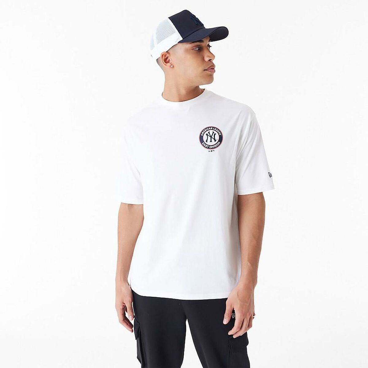 Спортивная футболка с коротким рукавом MLB PLAYER GRPHC OS TEE NEYYAN 60435538 Белый