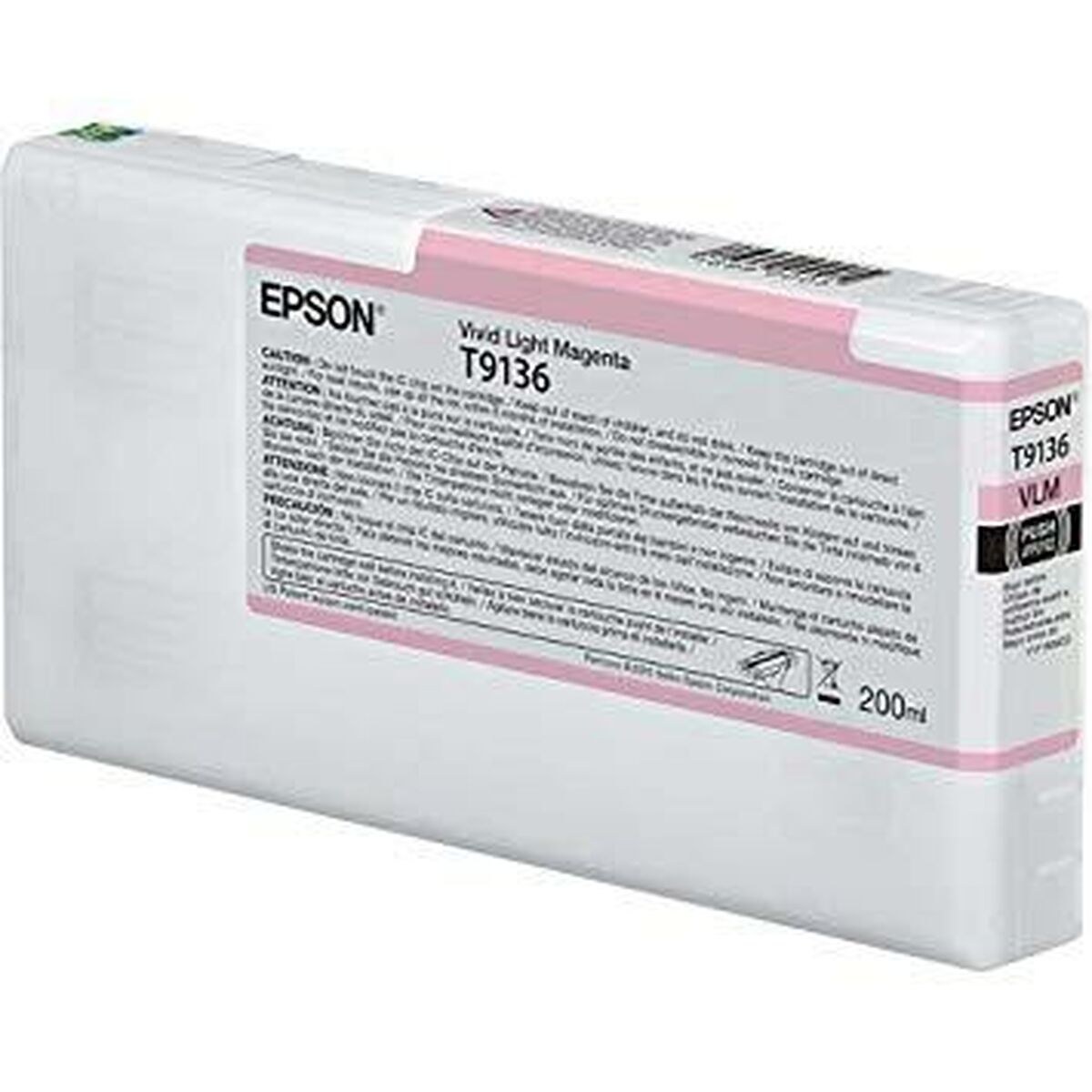 Картридж с оригинальными чернилами T9136 Vivid Light Magenta Ink Cartridge (200ml) Светло-розовый