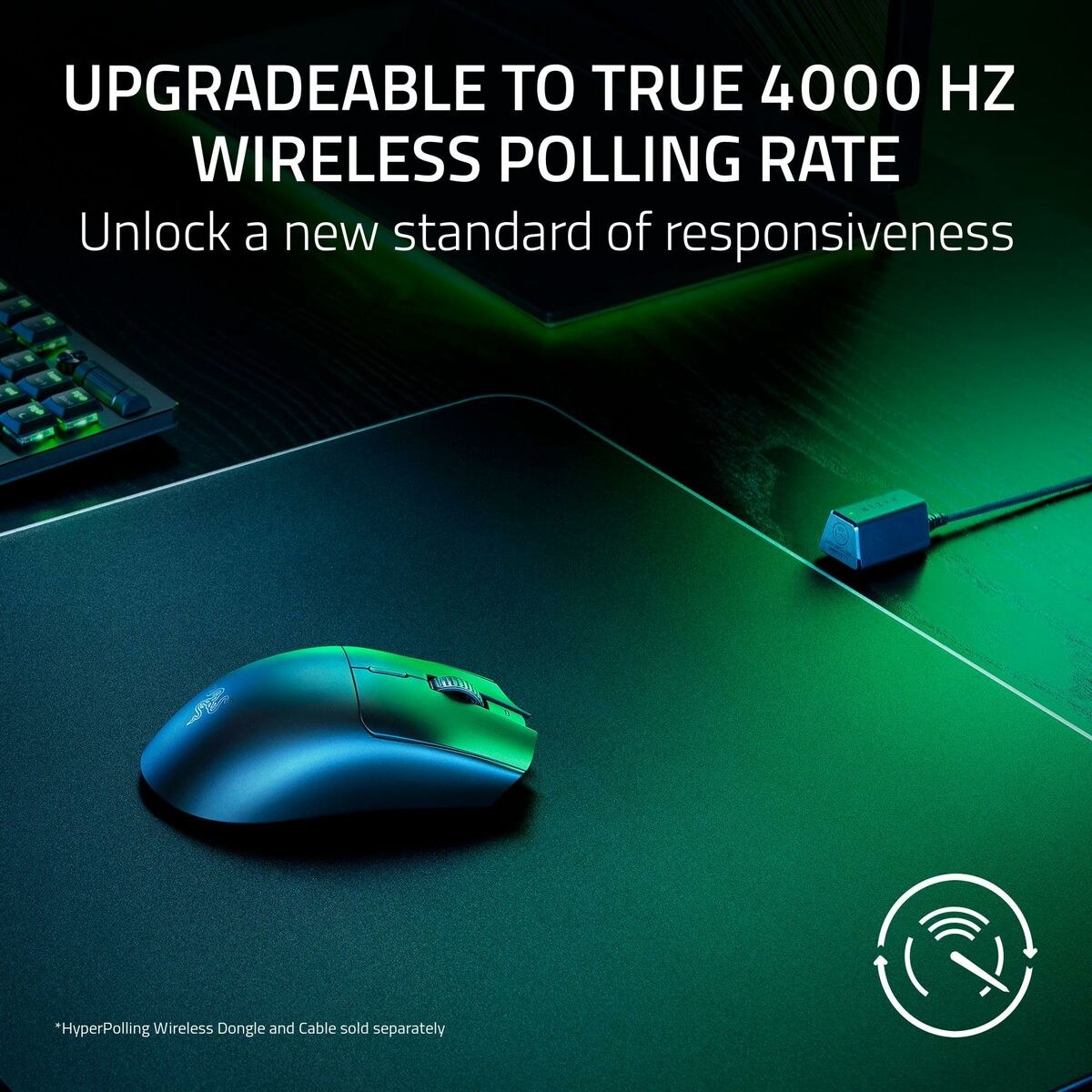Игровая мышь со светодиодами RZ01-04910100-R3M1 Чёрный 30000 dpi