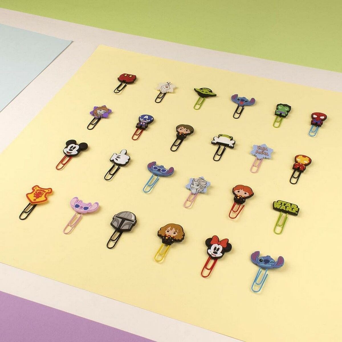 Clips Multicolour Paper Aluminium