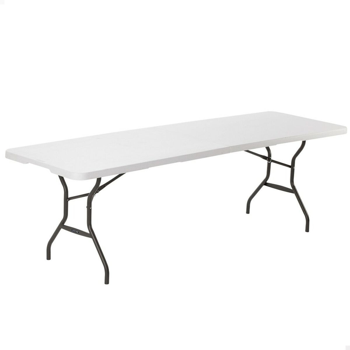 Складной стол Белый 245 x 74 x 76 cm Сталь