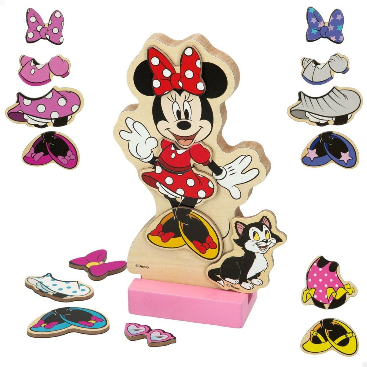 Wooden Game Minnie Mouse