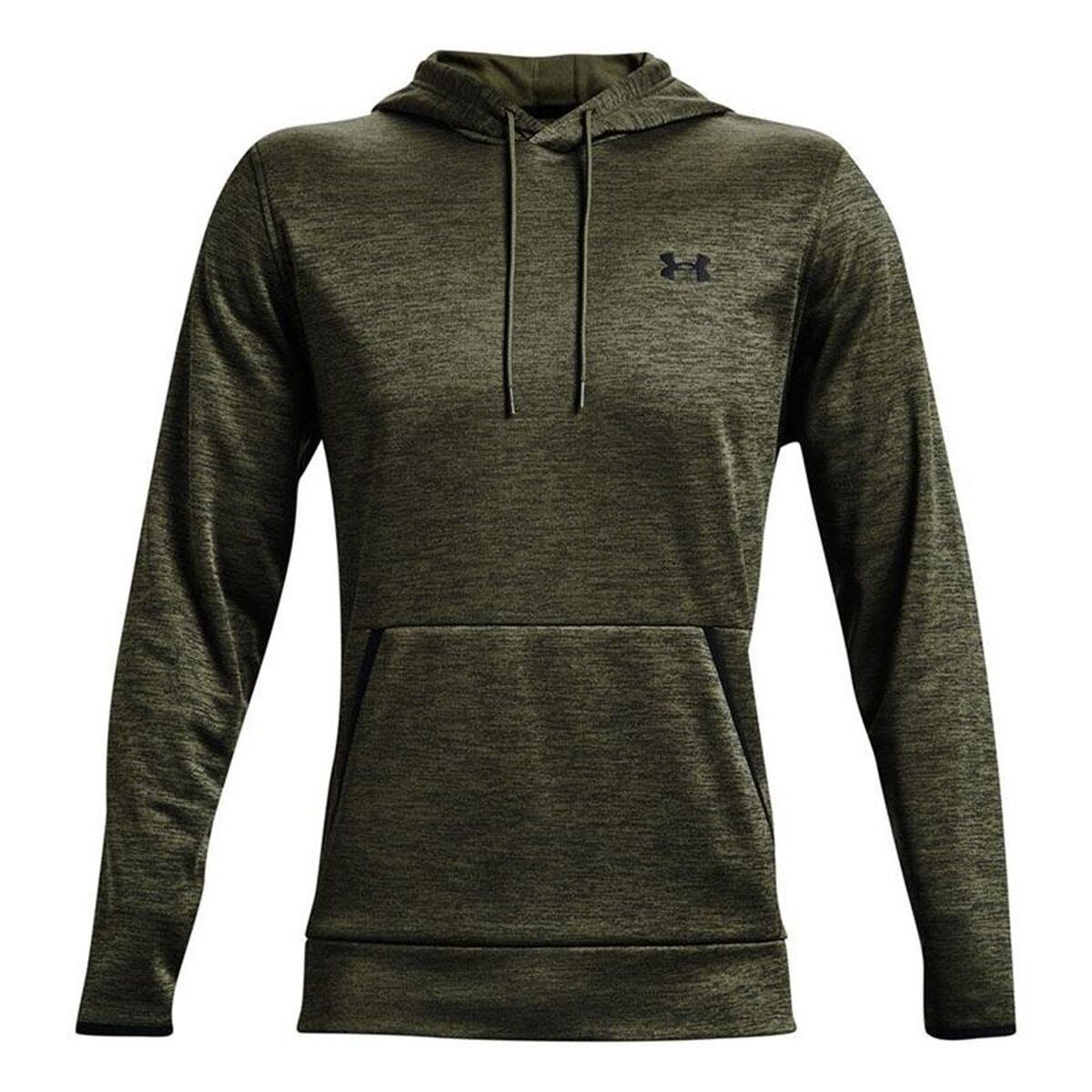 Men’s Hoodie Fleece Twist Dark green