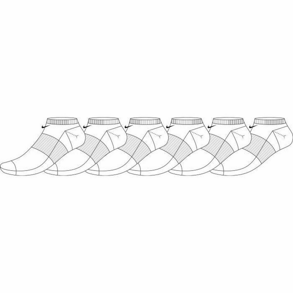 Sock pack EVERYDAY LIGHTWEIGHT SX7679 100 White 6 pairs