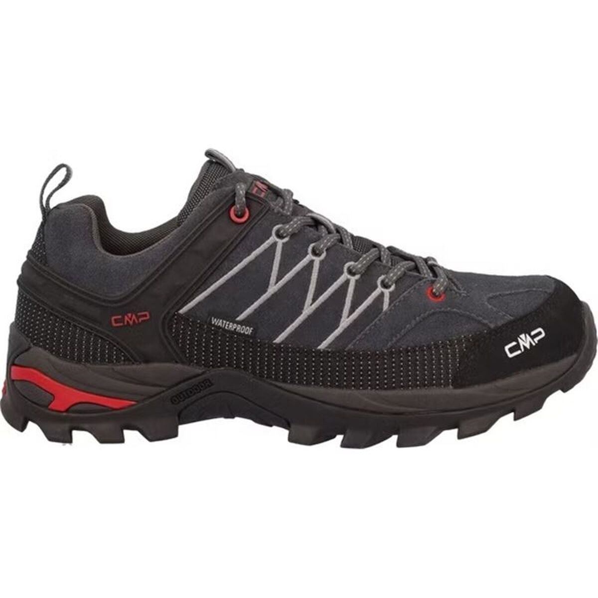 Walking Shoes for Men Rigel Low Wp Black