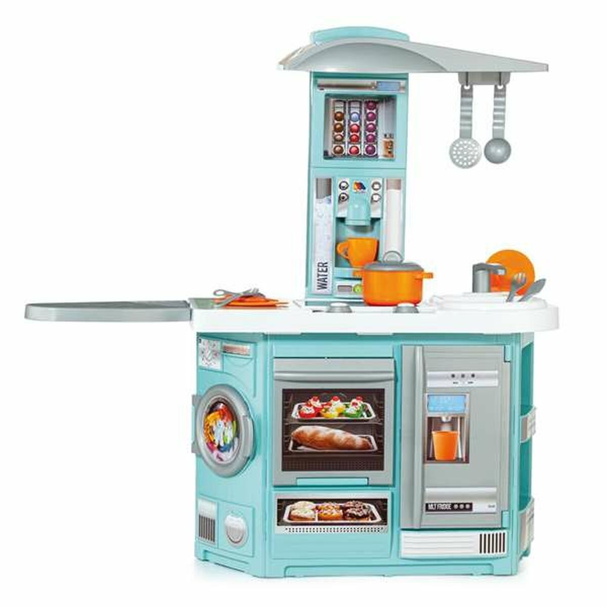 Toy kitchen Cook 18151 100 x 97 x 31 cm Blue Flip-top (100 x 97 x 31 cm)