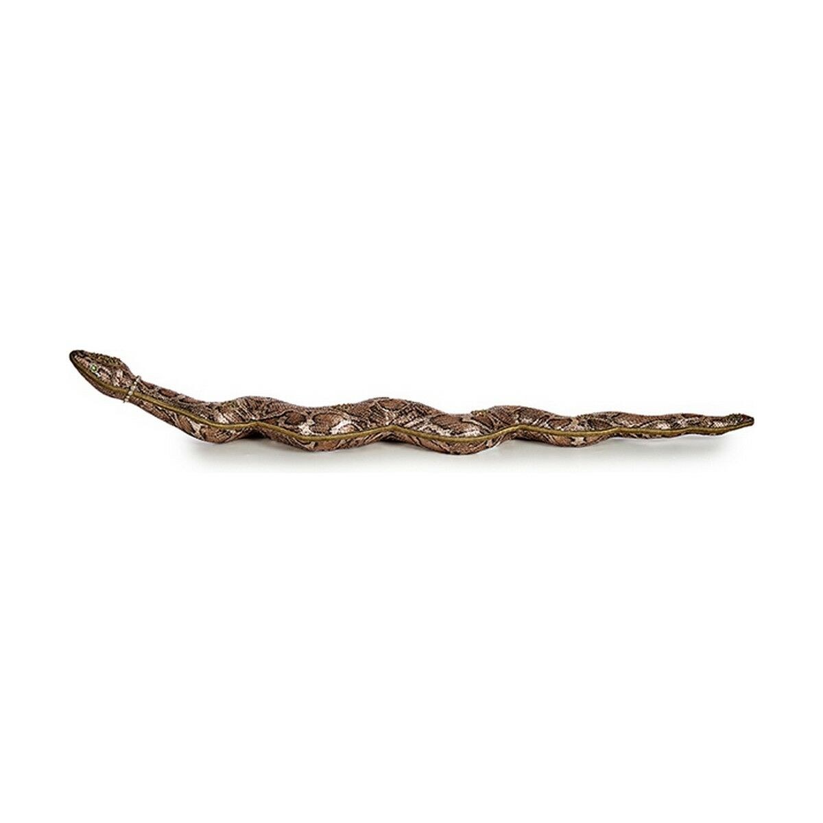 Decorative Figure Brown Snake 13 x 12 x 86 cm