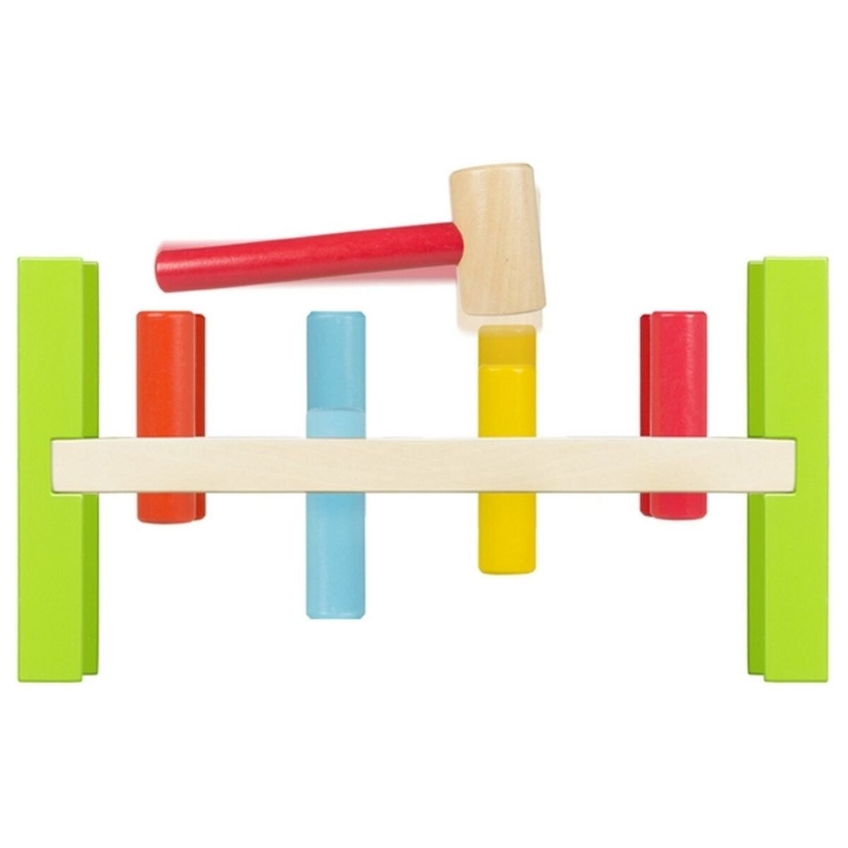 Деревянная игра Скамья молоток (10 pcs)