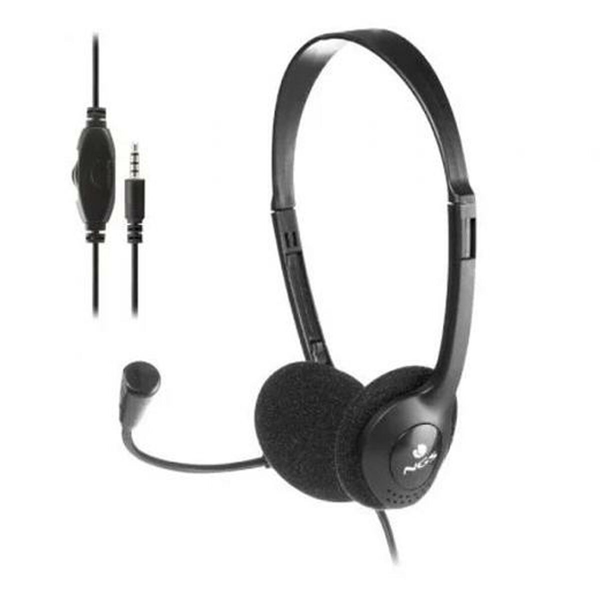 Наушники с микрофоном MS103MAX Чёрный