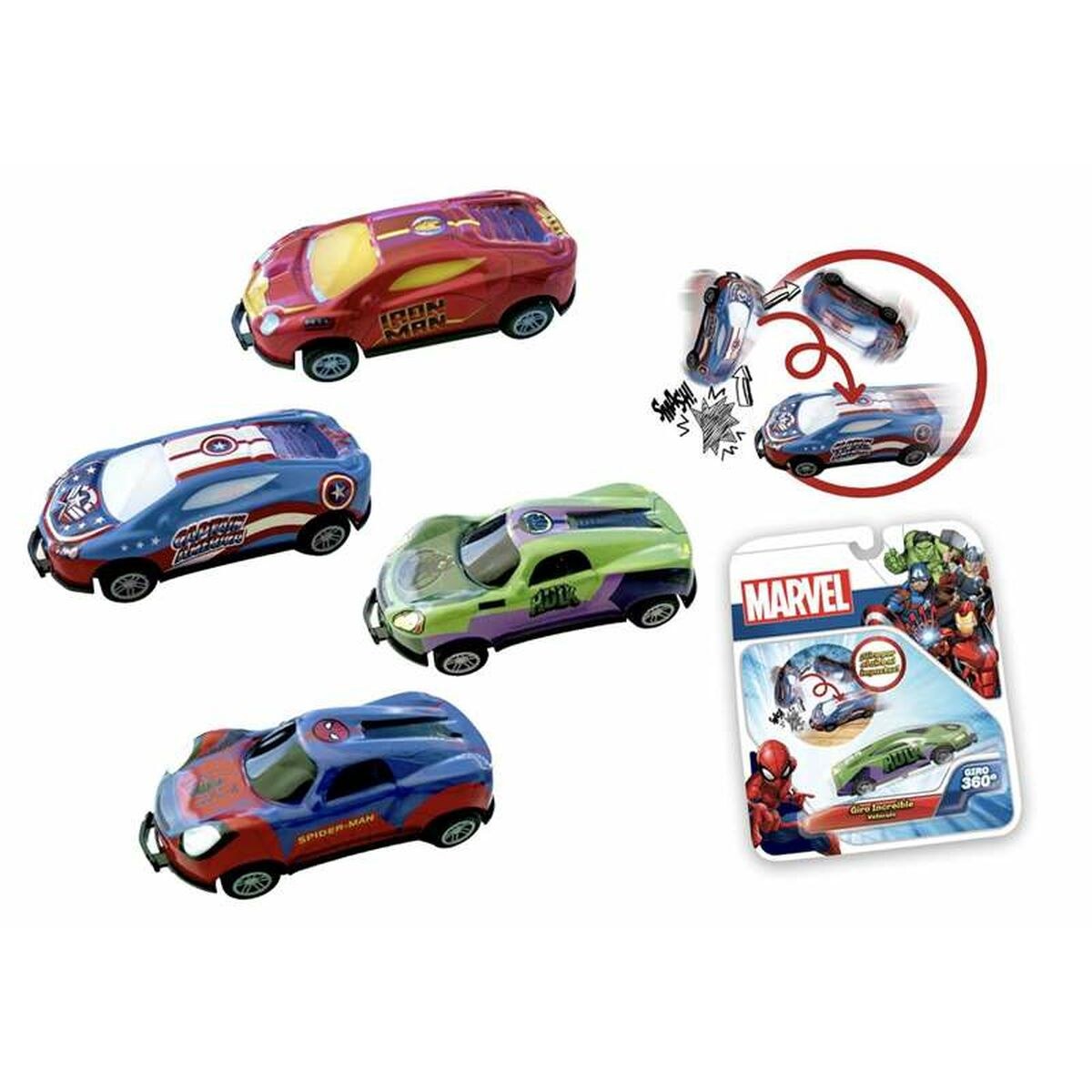 Игрушечная машина Flip Cars Marvel