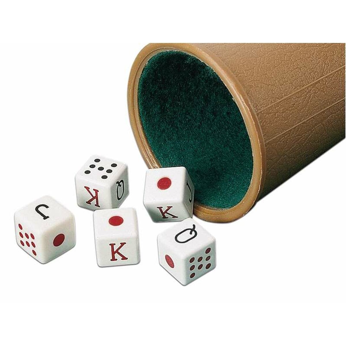 Shaker with Poker Dice
