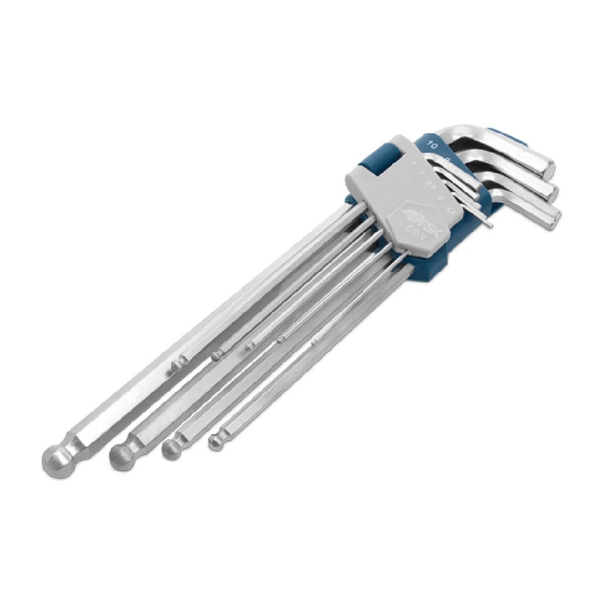 Набор Шестигранников 1,5 - 2 - 2,5 - 3 - 4 - 5 - 6 - 8 - 10 mm 9 pcs